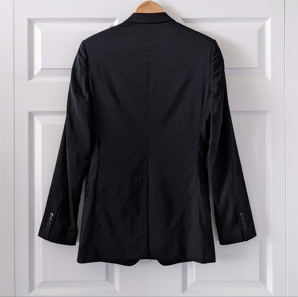 Dolce & Gabbana Martini Fit Black Wool Silk Blazer Suit Jacket | Size 46 - Picture 11 of 16